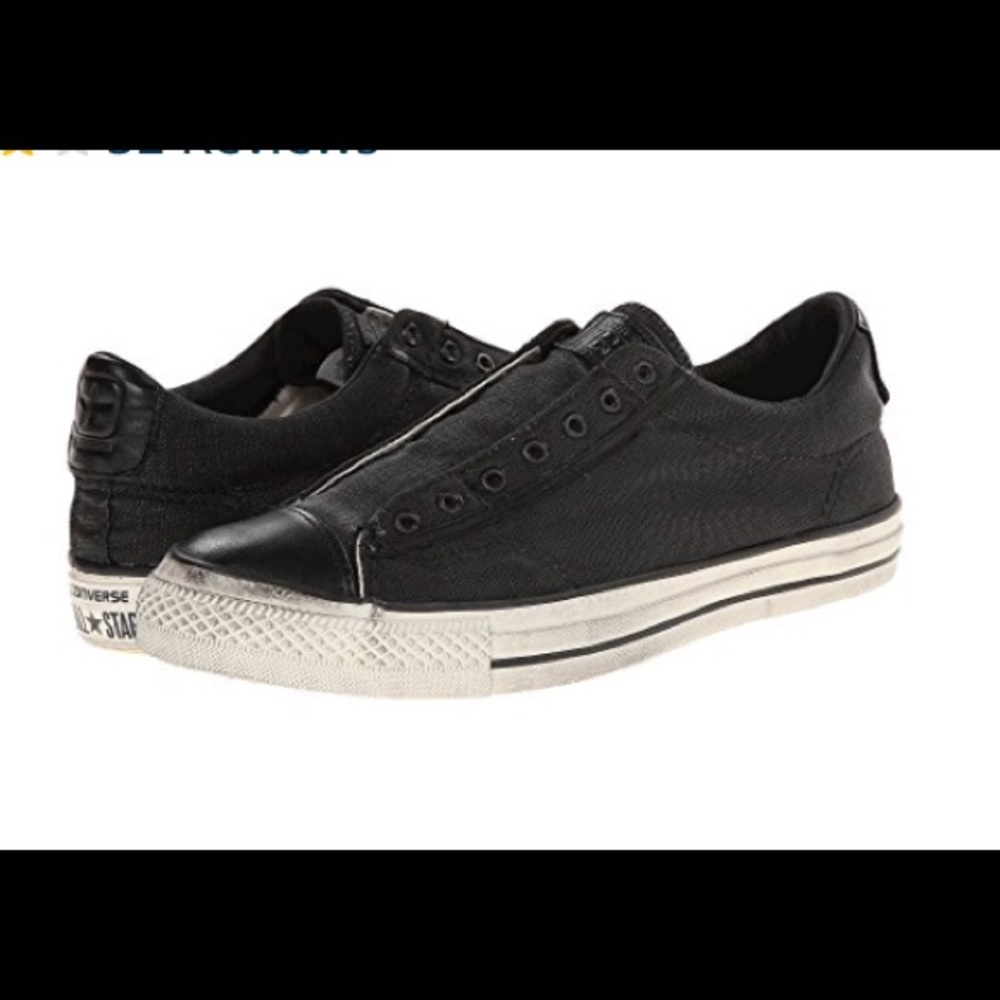 converse John Varvatos taylor Black leather 7 7.5
